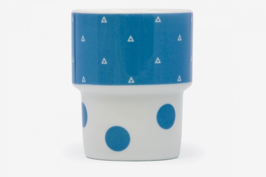 Blue bar mug