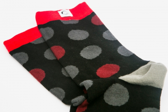 Men's socks - Big Poppy Seeds