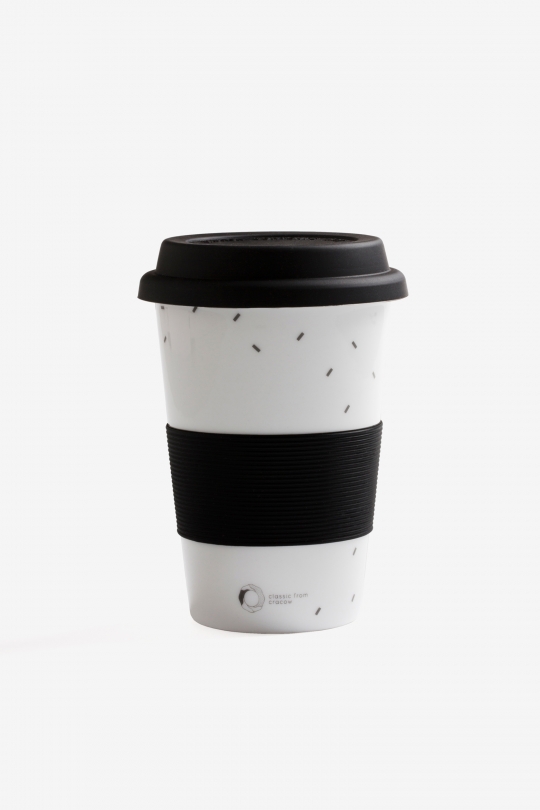 Mug with a lid (sesame seeds)